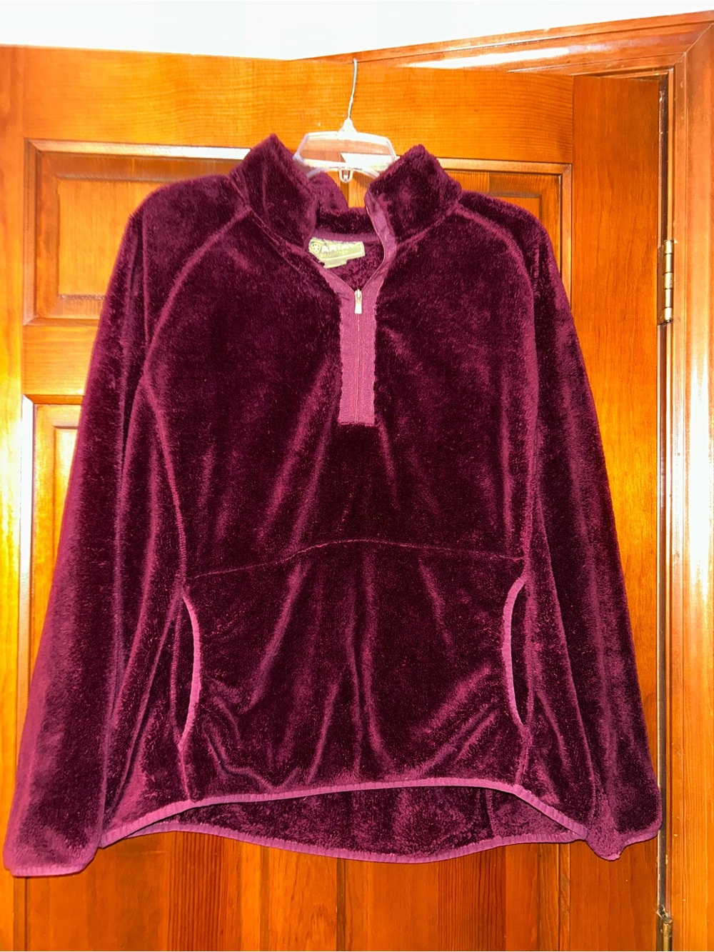 ARIAT DULCET women’s 1/2 zip fleece sweatshirt. “grape “ color size XXL EUC